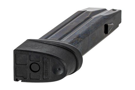 The Beretta APX magazine holds 21 rounds of 9mm ammunition
